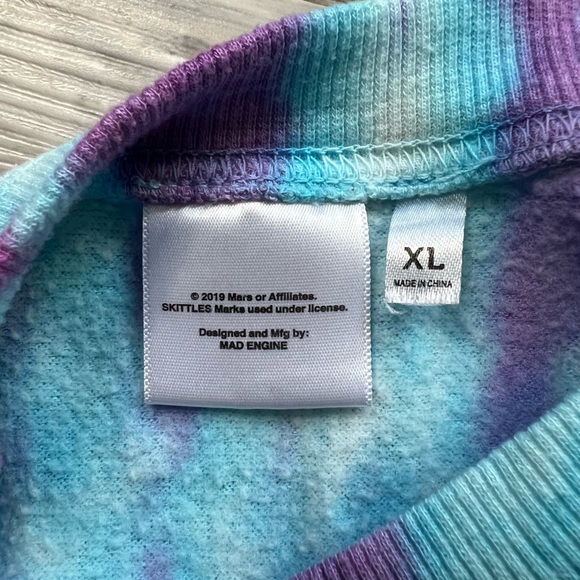 🌞 Oversized tie dyed Skittles sweatshirt - Picture 5 of 9